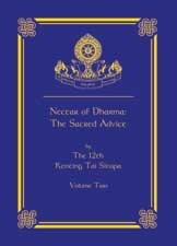 Nectar of Dharma: The Sacred Advice Volume 2 by the 12th Khentin Tai Situ Rinpoche