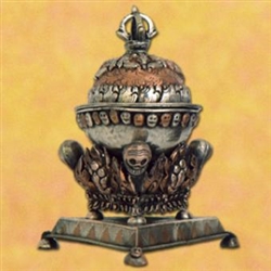 Kapala, Copper with silver plate, medium